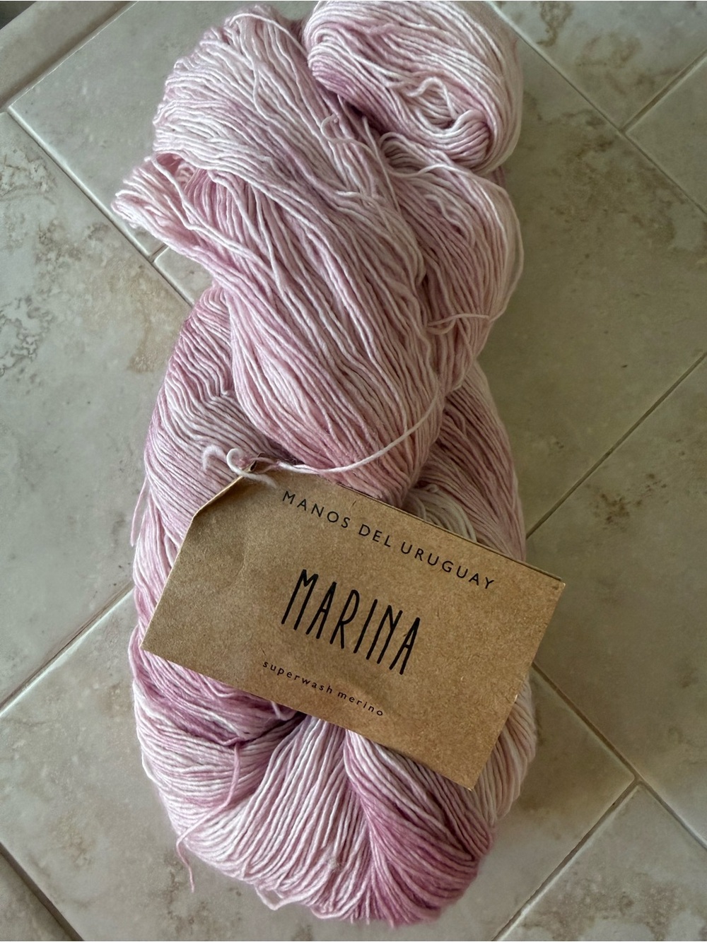 Manos del Uruguay Marina Superwash Merino Yarn - Soft Light Pink
